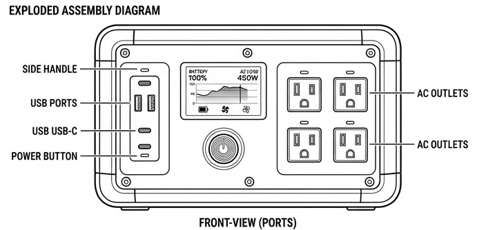 VoltPak port detail