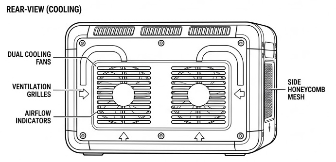 VoltPak rear vents